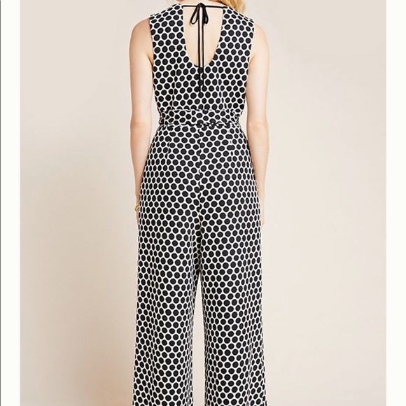 Anthropologie Pants & Jumpsuits Black White Jumpsuit From